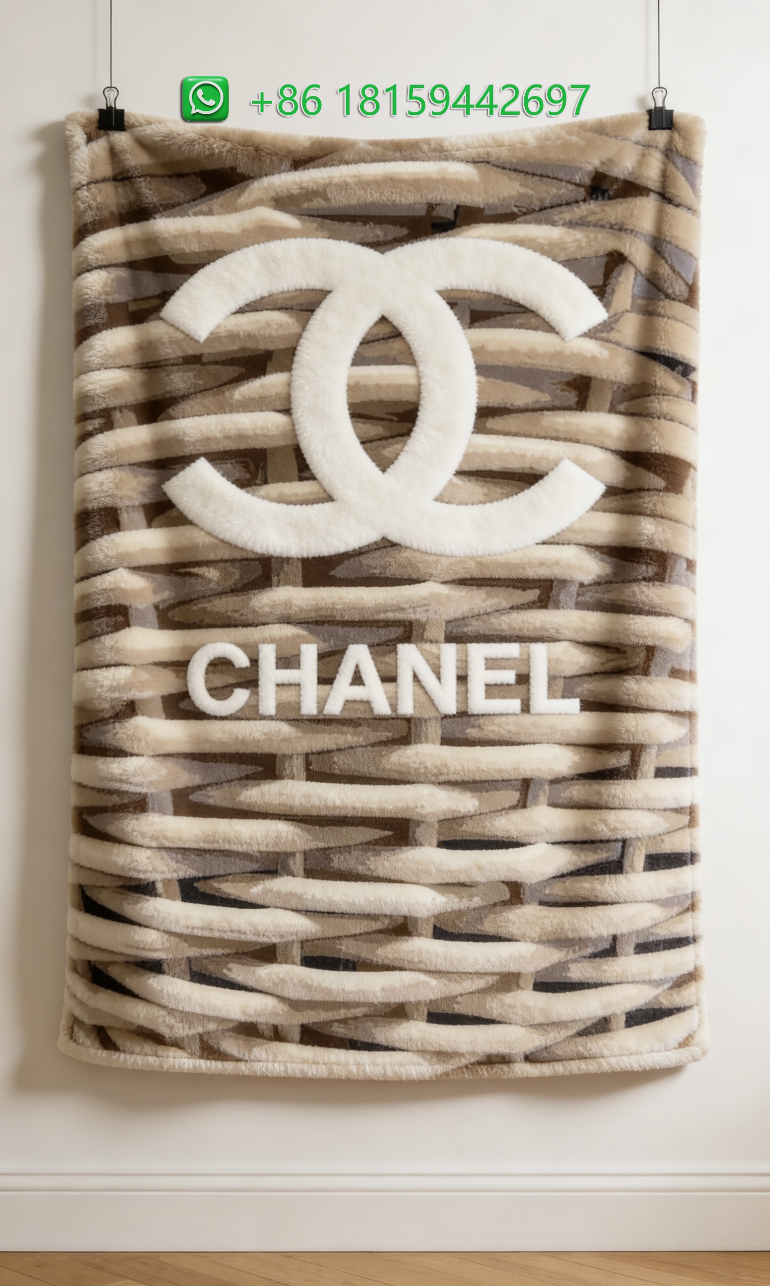 Chanel Throw Blankets